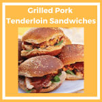 grilled pork tenderloin sandwiches